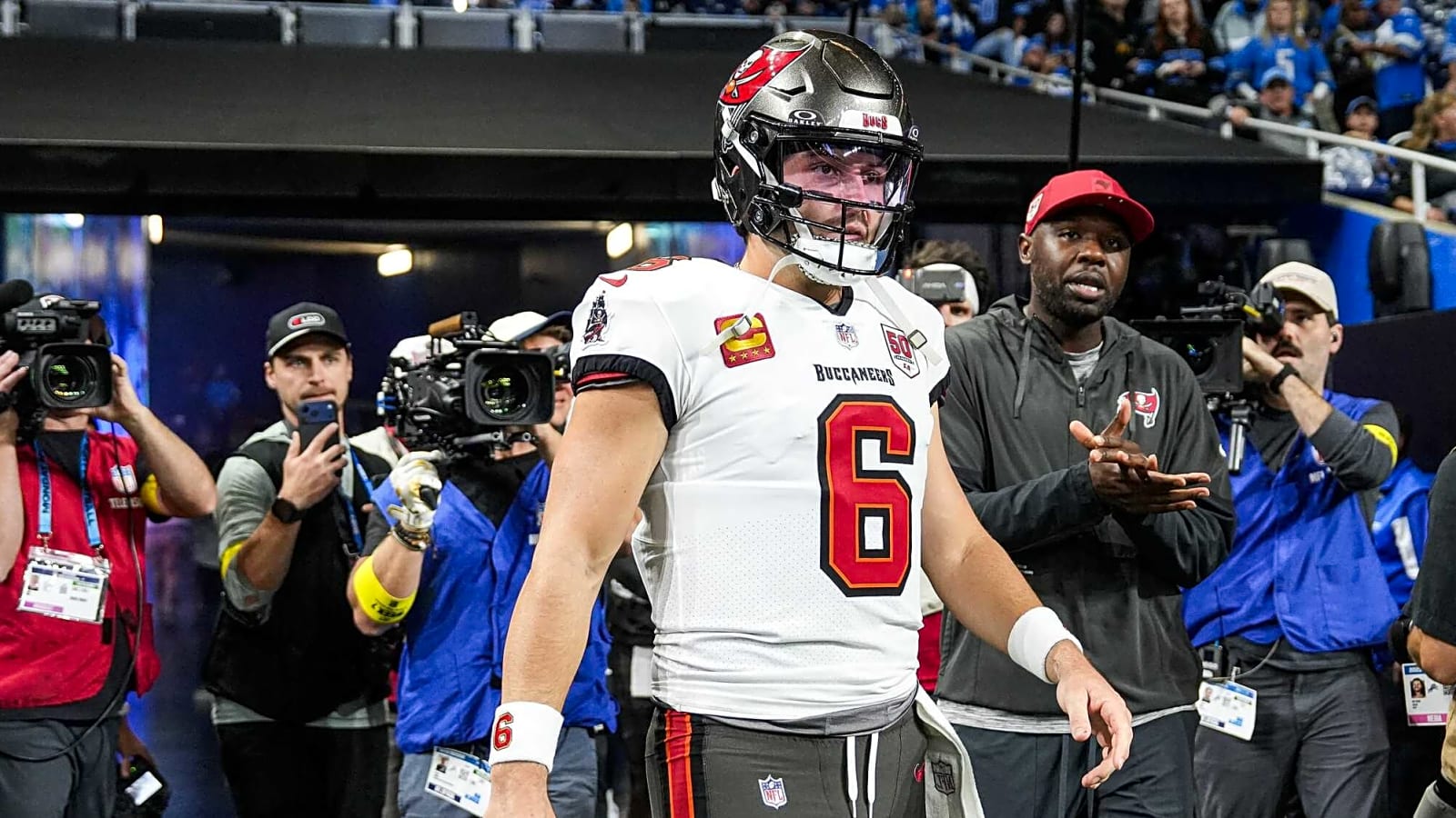 Baker Mayfield shares how wife Emily first rejected him