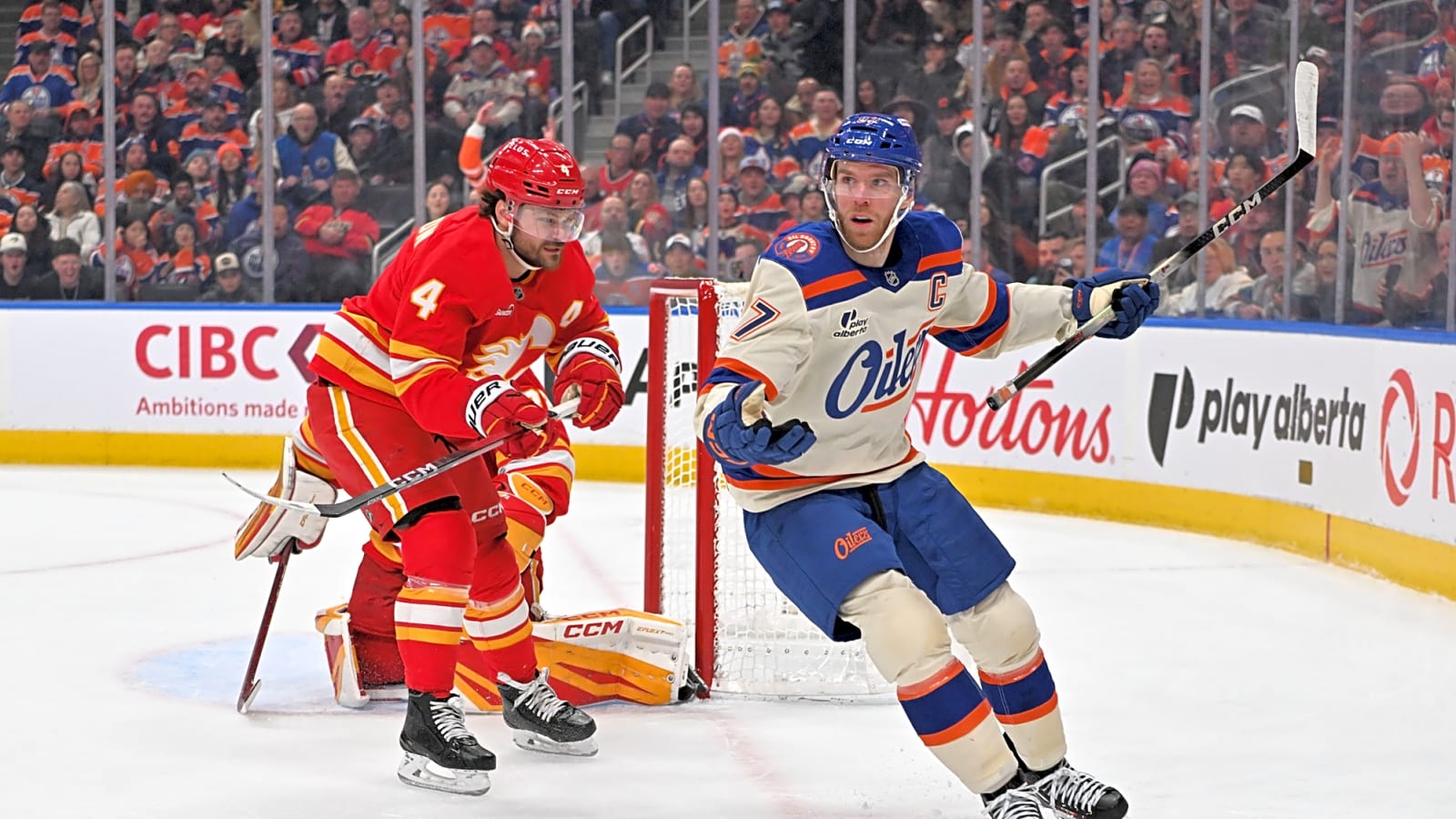 Leon Draisaitl has perfect reaction to Connor McDavid’s unreal night