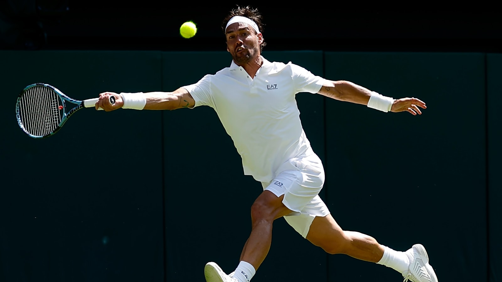 Emotional Farewell: Fabio Fognini weeps after gutsy loss to Carlos Alcaraz at Wimbledon