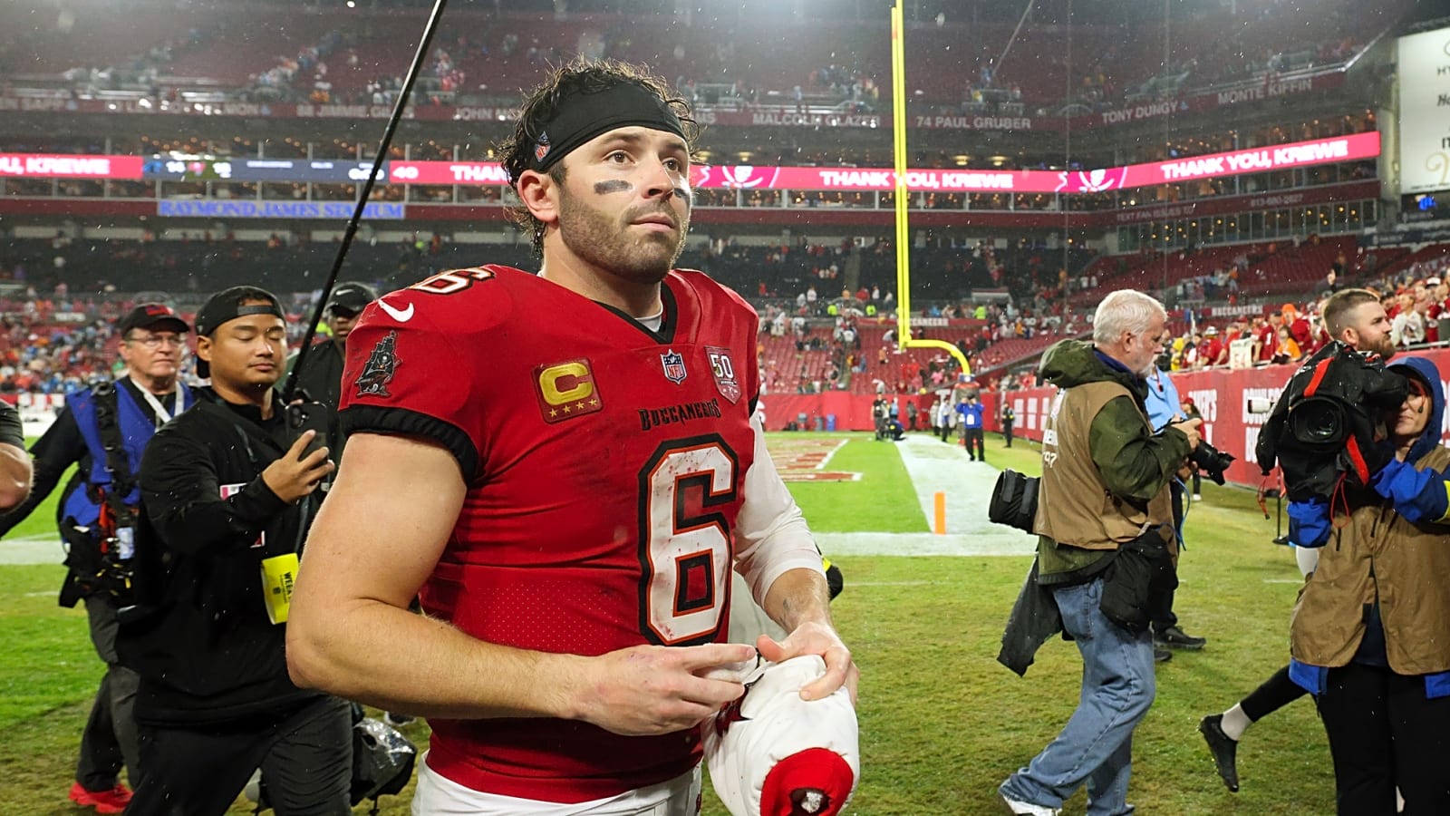 Baker Mayfield calls out new Falcons coach Kevin Stefanski