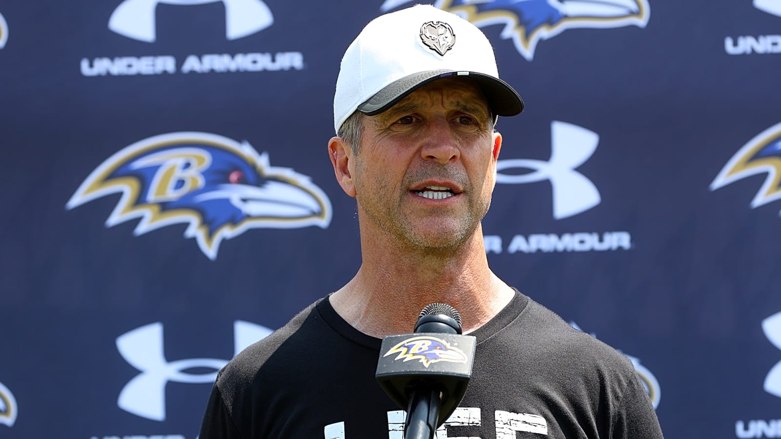 Dolphins take big step into John Harbaugh sweepstakes