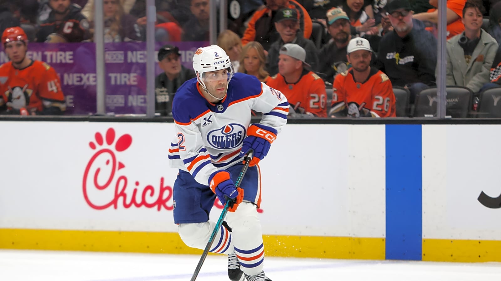 Oilers’ Bouchard knocked out of Canada game by dirty hit