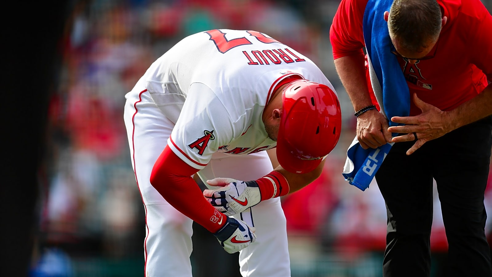 Mike Trout is injured: he’s mad at the Mariners