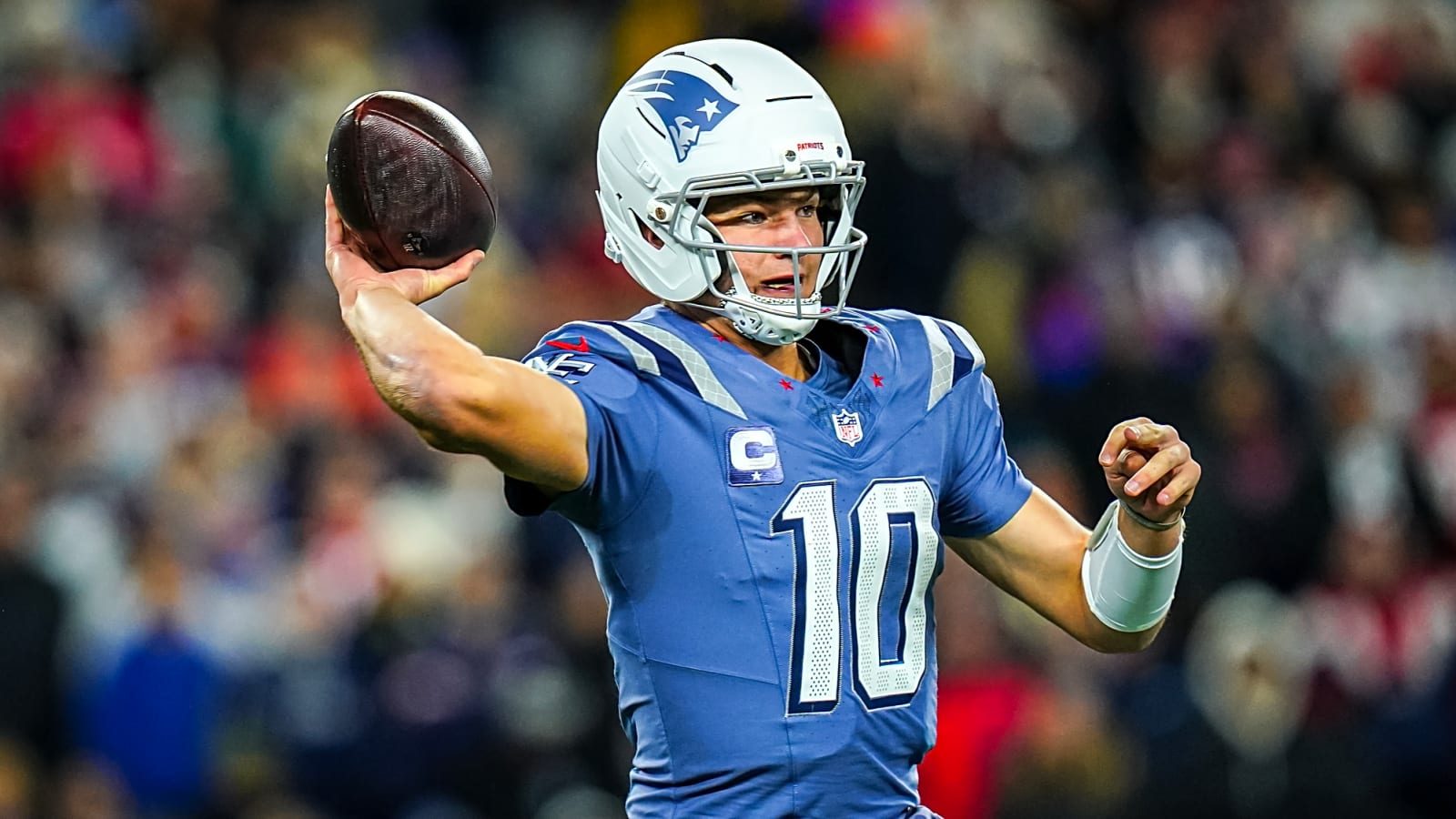 Drake Maye fires back at Cam Newton