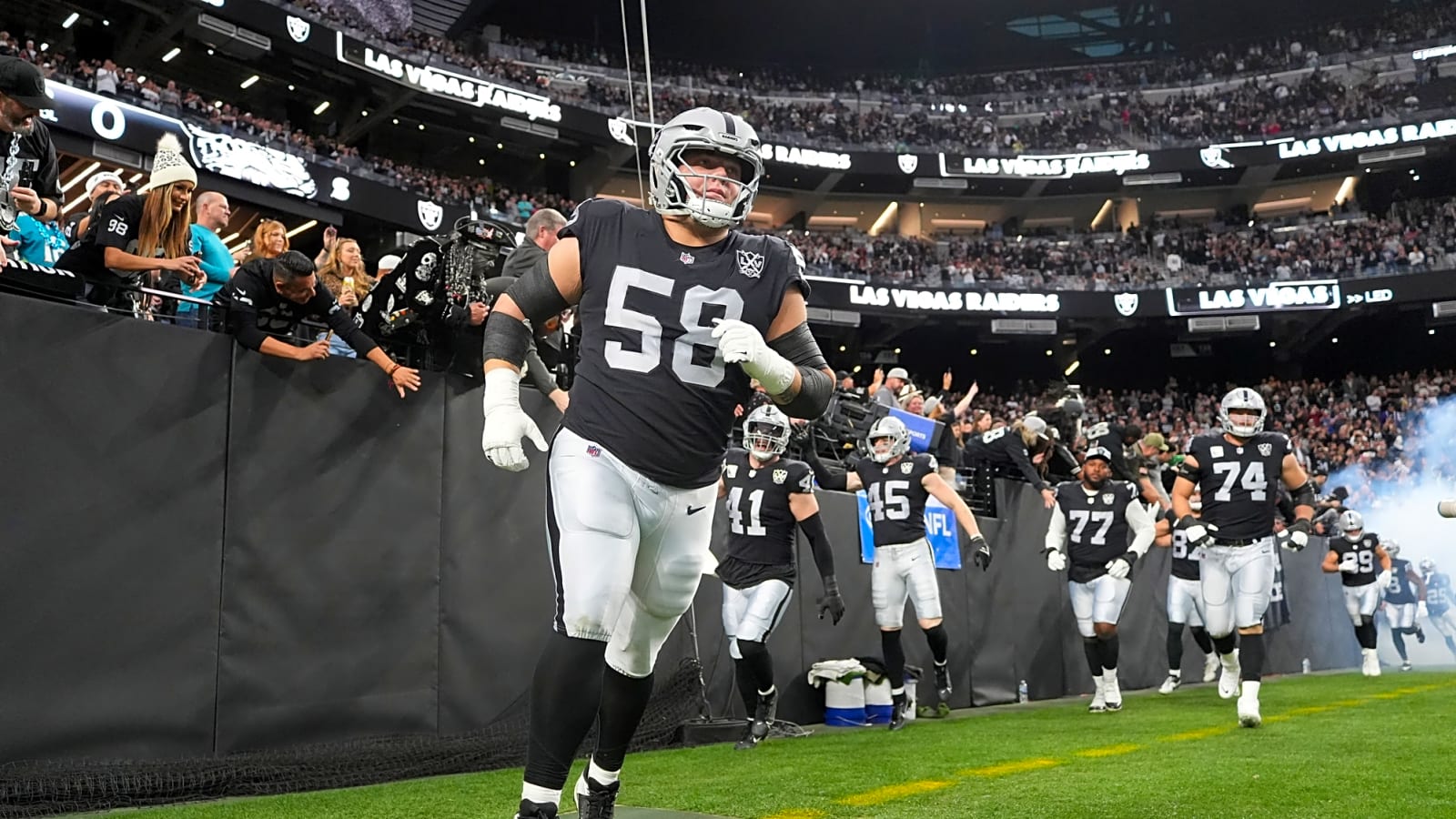 Jackson Powers-Johnson revealed his ‘welcome to the NFL’ moment