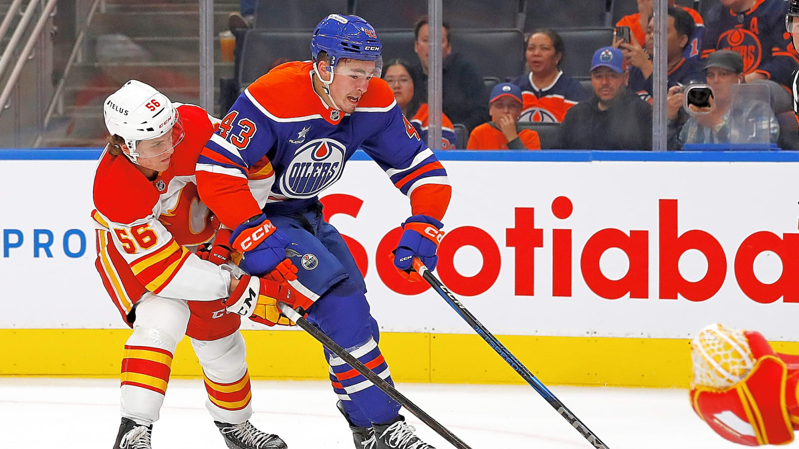 Plans changed for Flames prospect Henry Mews when the NCAA became an option