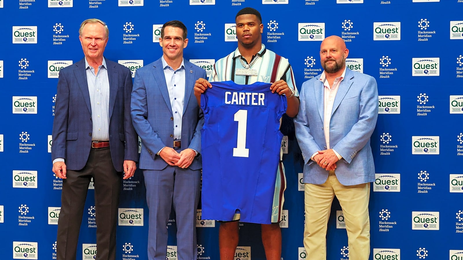 Lawrence Taylor Sacks Abdul Carter&#39;s No. 56 New York Plan