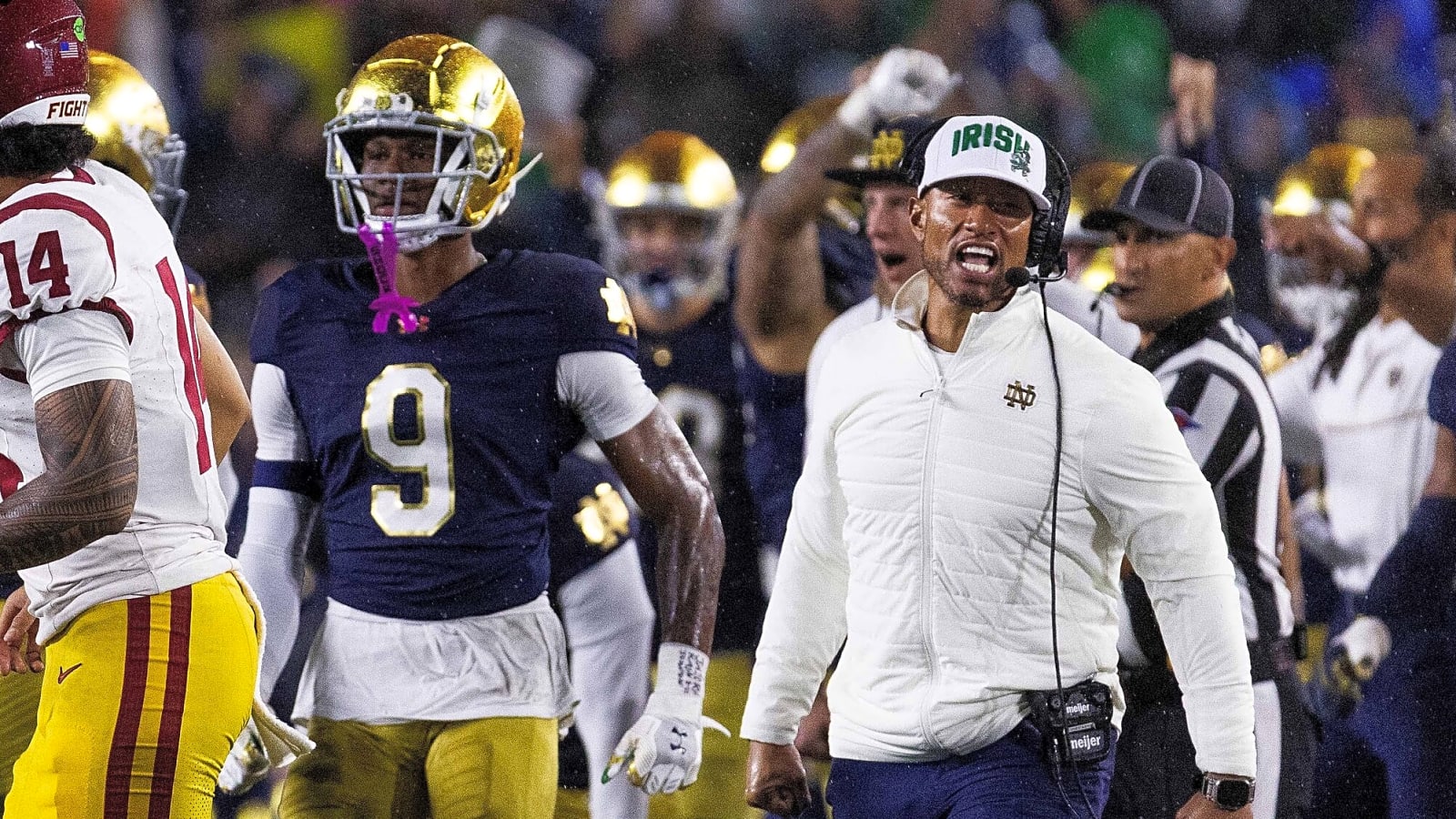 Marcus Freeman is the “top guy” for yet another HC search, utilizing a unique pitch to try and lure him away from Notre Dame