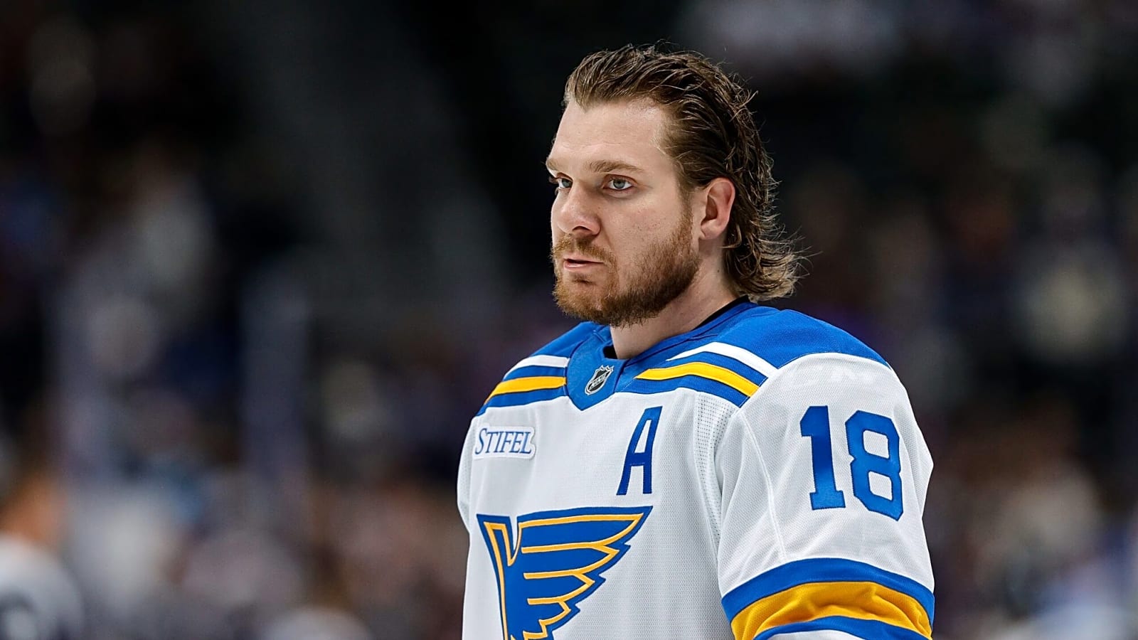 Robert Thomas was never asked by Blues to waive no-trade clause