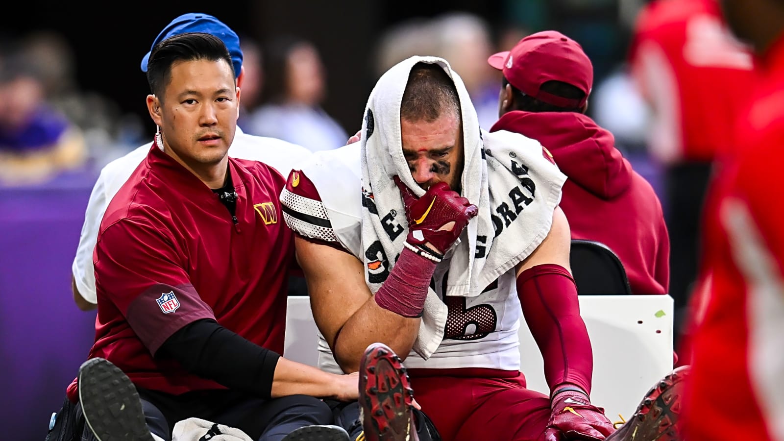 Zach Ertz was crying after he suffered a gruesome injury