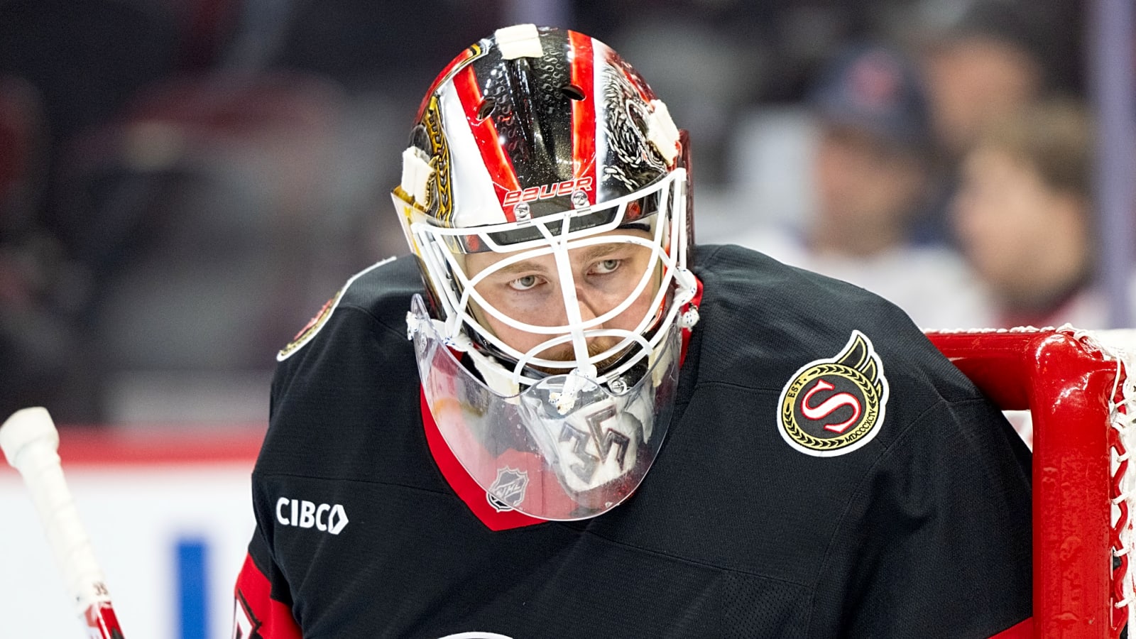 Senators Goalie Linus Ullmark Leaves Game with Injury