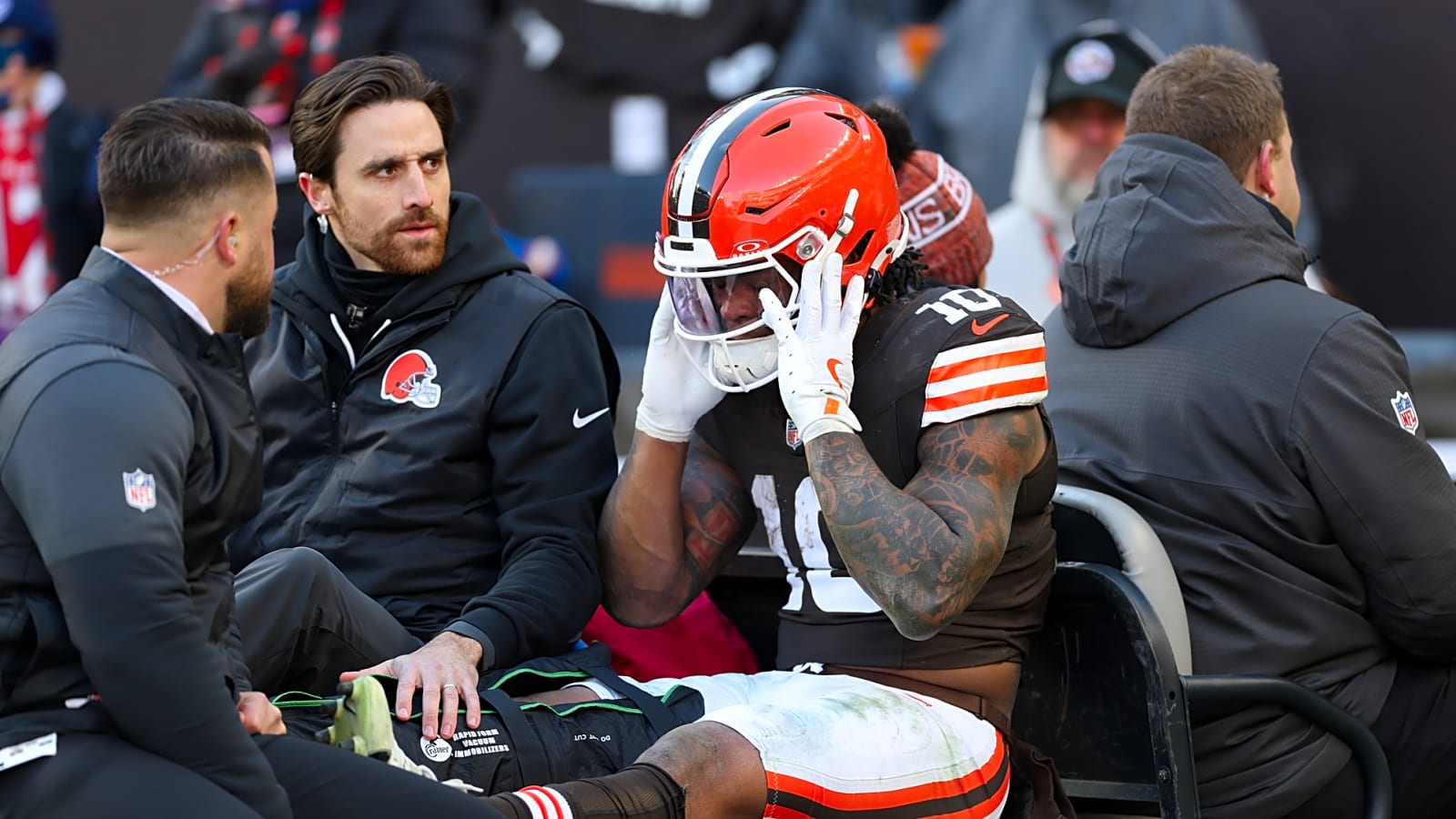 Browns RB Quinshon Judkins Out With Right Leg Injury
