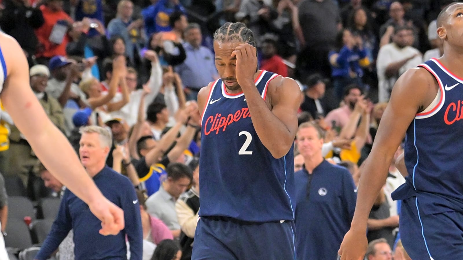 Kawhi Leonard had an emotional response when asked about his future