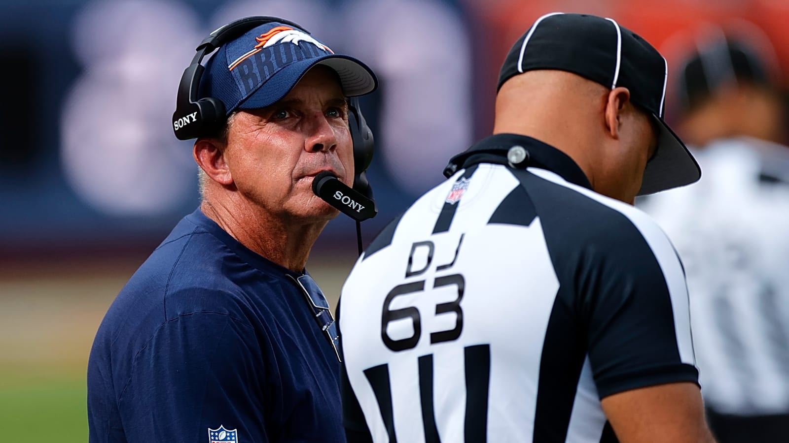 Sean Payton and Bo Nix had a tense sideline exchange