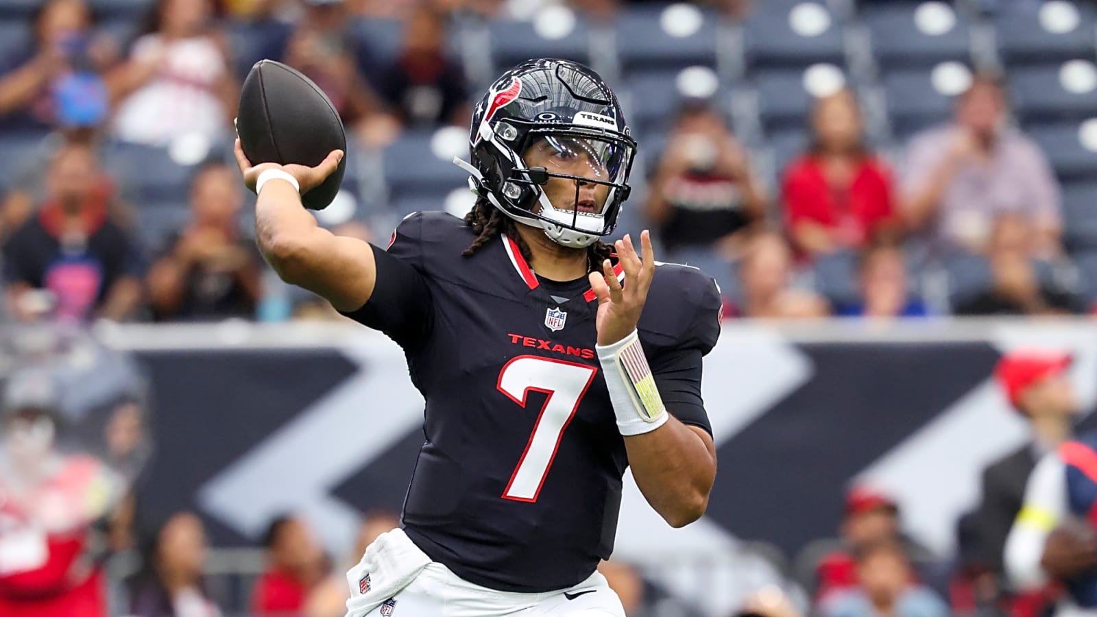 Houston fans were unhappy with hat that C.J. Stroud wore