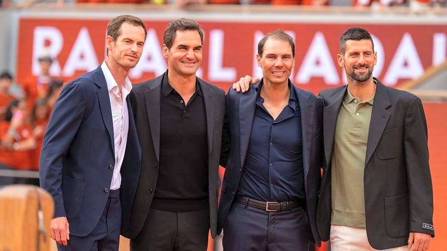 Watch: Roger Federer in Attendance to Watch Novak Djokovic Against Alex de Minaur at Wimbledon