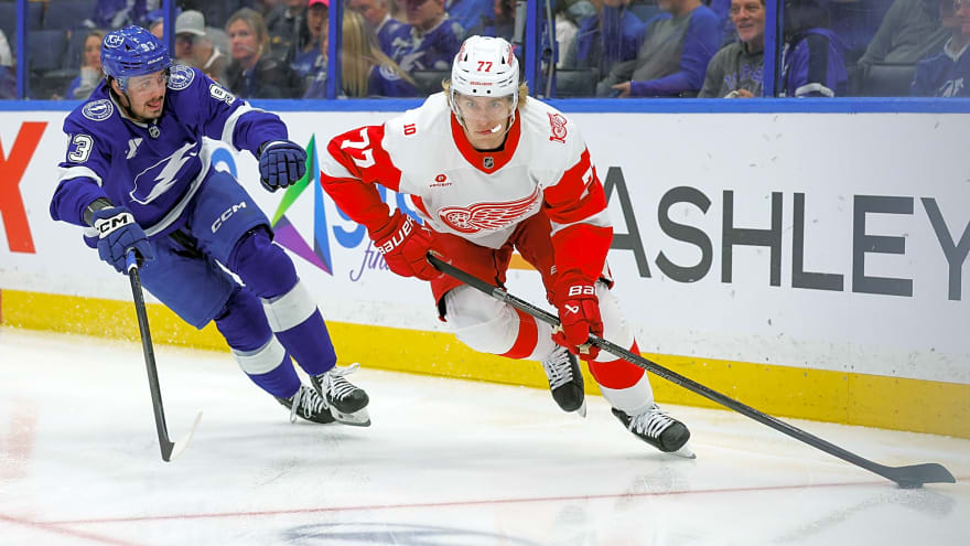 Days Before Season Starts, Red Wings’ Edvinsson Standoff Takes a Turn