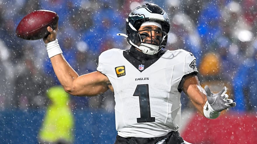 Eagles' Hurts already seems to be preparing for life without Brown