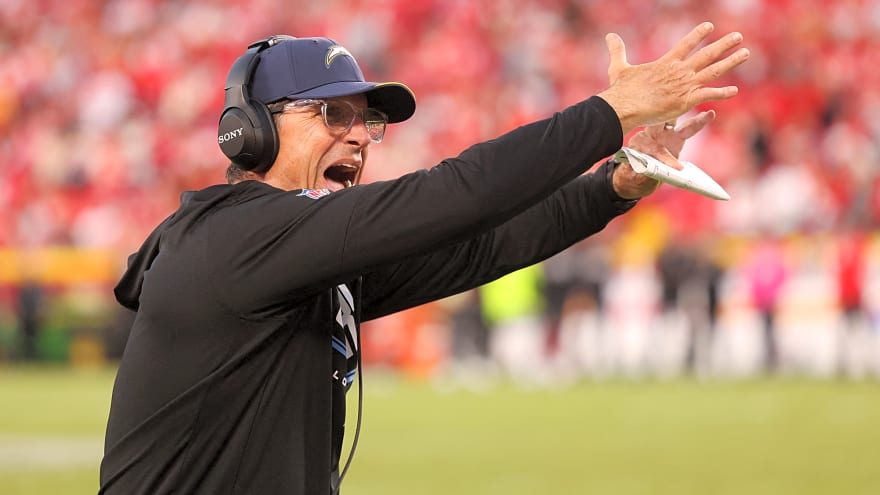 Jim Harbaugh Gives Positive Updates on Several Injured Chargers Players
