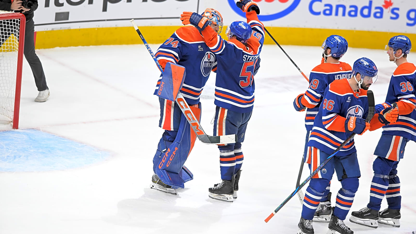 The Edmonton Oilers have three Hart Trophy winners on one line