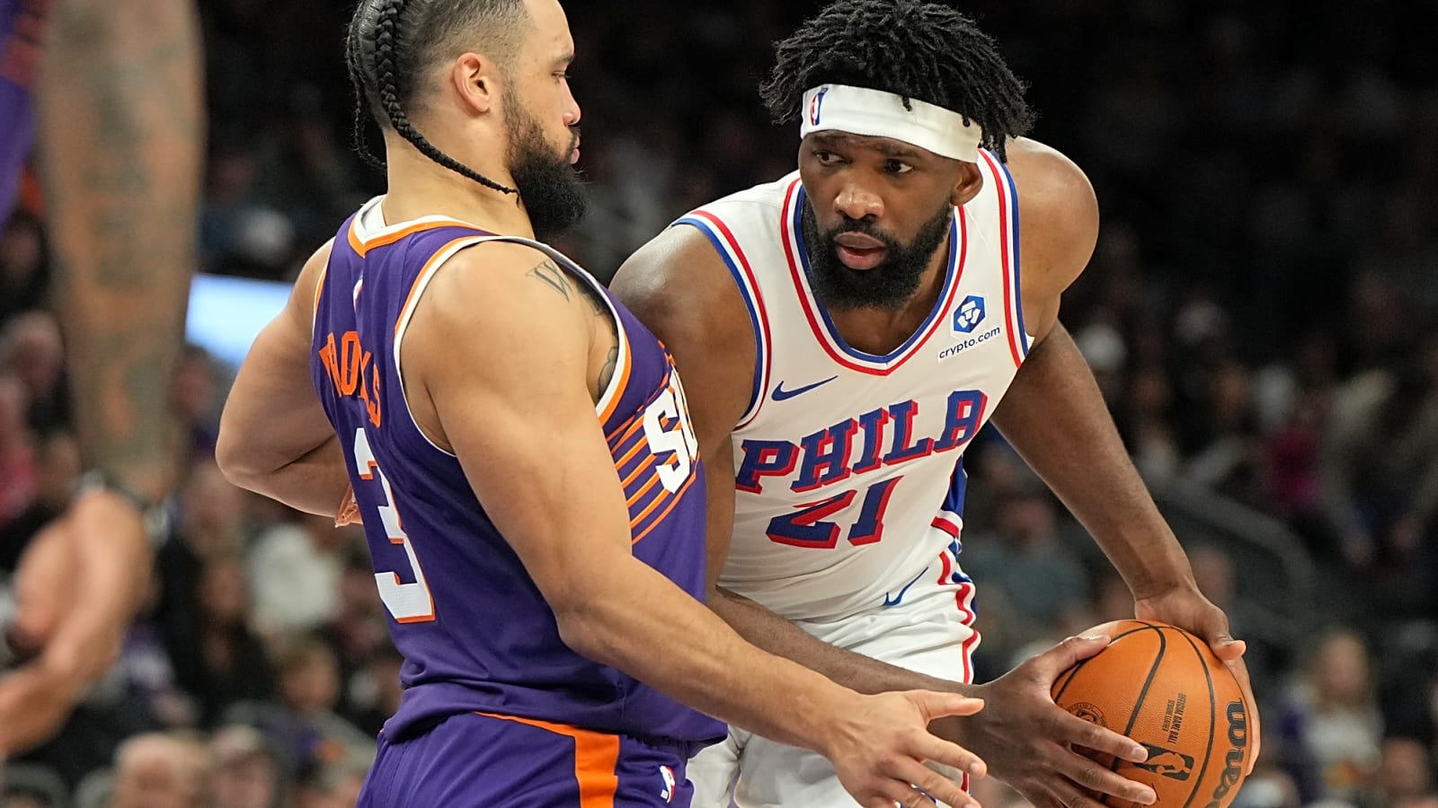 76ers star Joel Embiid out vs. Hawks, underscoring a frustrating trend