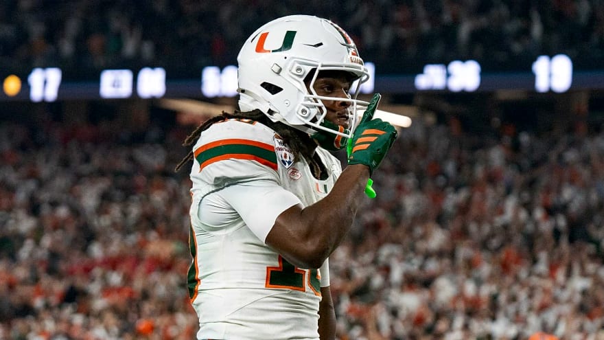 Miami WR Malachi Toney gets his Heisman campaign started early