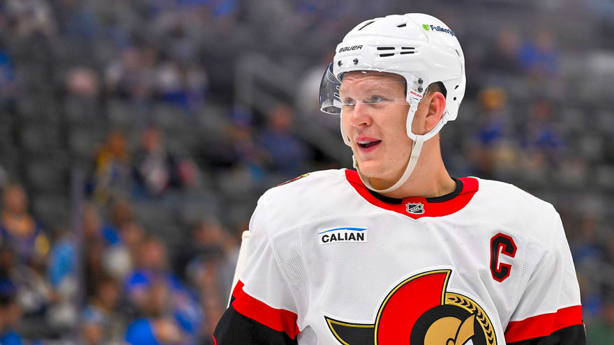 Concern for Brady Tkachuk Who Left Senators Game with Injury