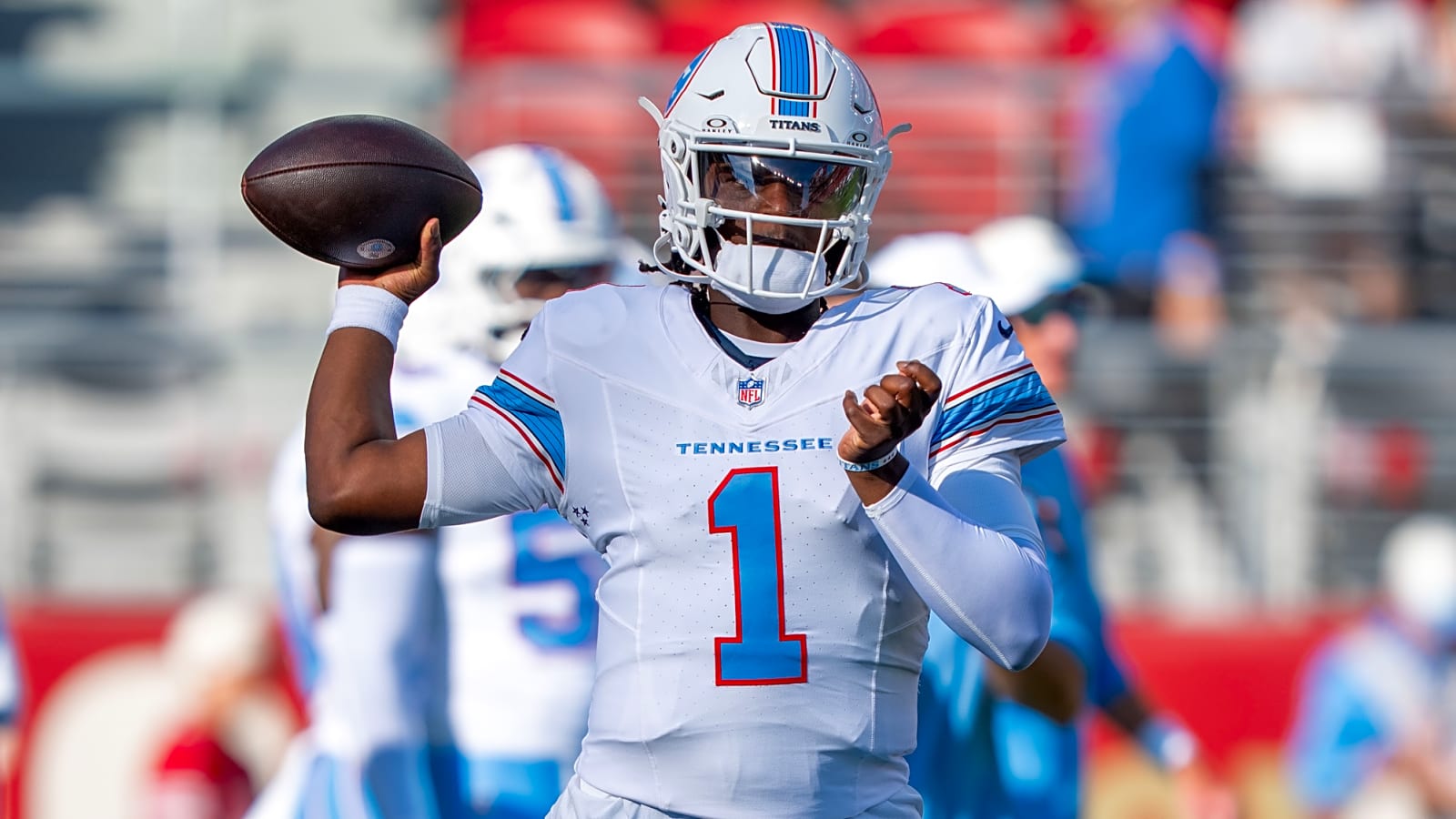 Cam Ward-Carnell Tate connection still work in progress for Titans