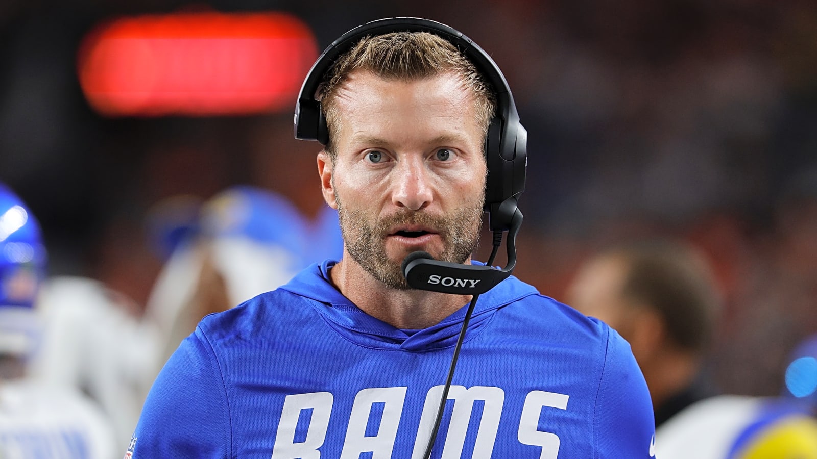 Rams HC Sean McVay apologizes for short presser after 'SNF' loss