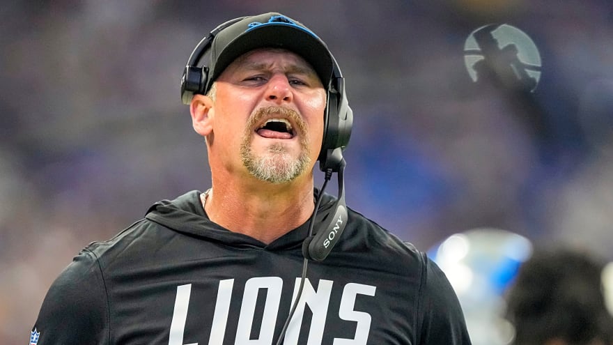 Lions HC Dan Campbell makes feelings clear on rookie OT ahead of NFL debut