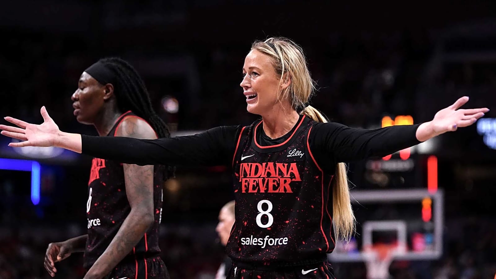 Sophie Cunningham calls out referees over Paige Bueckers’ whistle