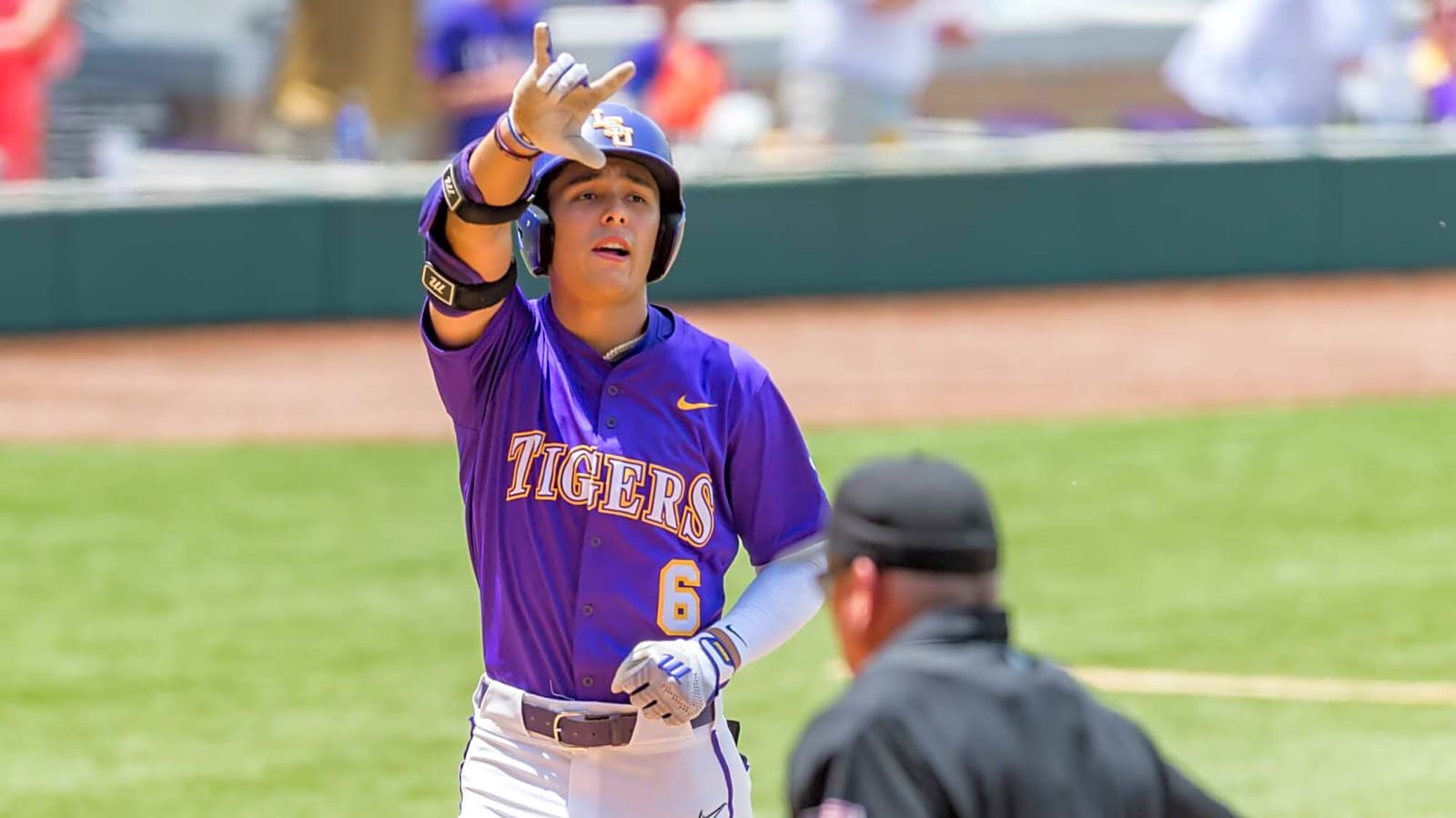 LSU’s Derek Curiel Reacts to Beating Arkansas