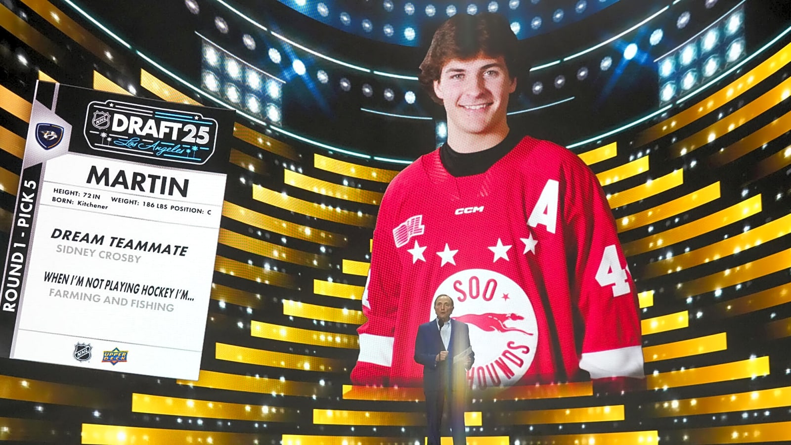 Predators sign 2025 first-round pick
