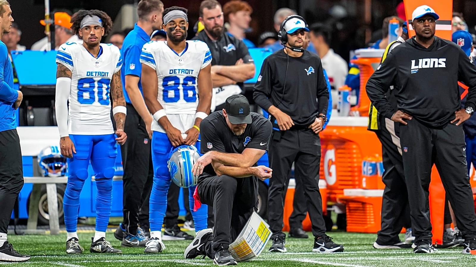 Lions-Falcons game suspended after scary head injury to Morice Norris