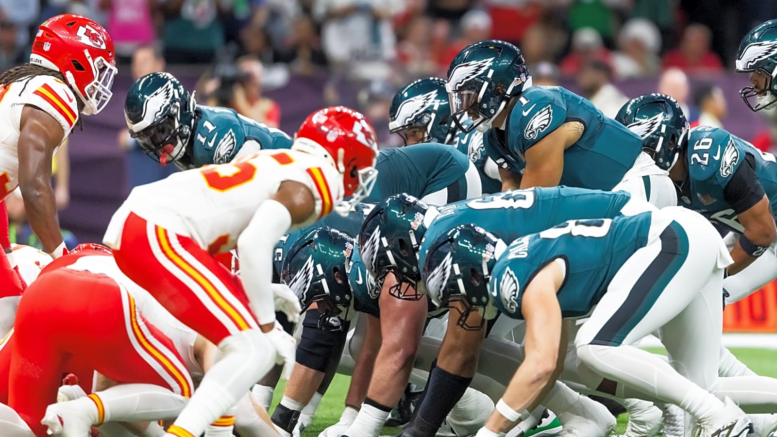 Eagles troll Packers with two-word reaction to big tush push news