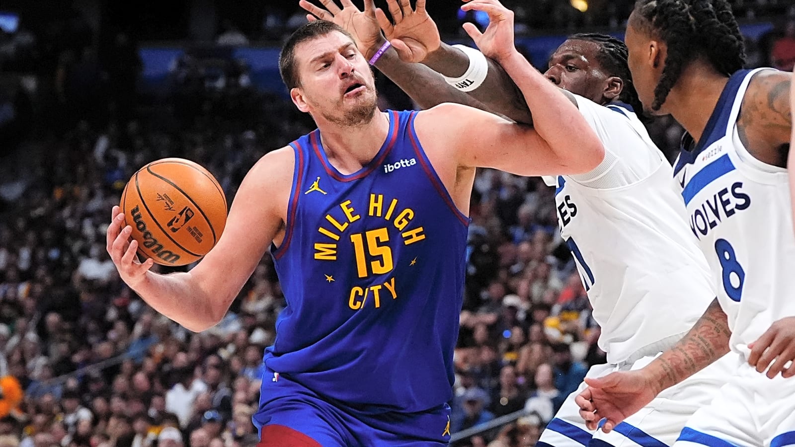 Nikola Jokic under fire for a questionable move on Keyonte George