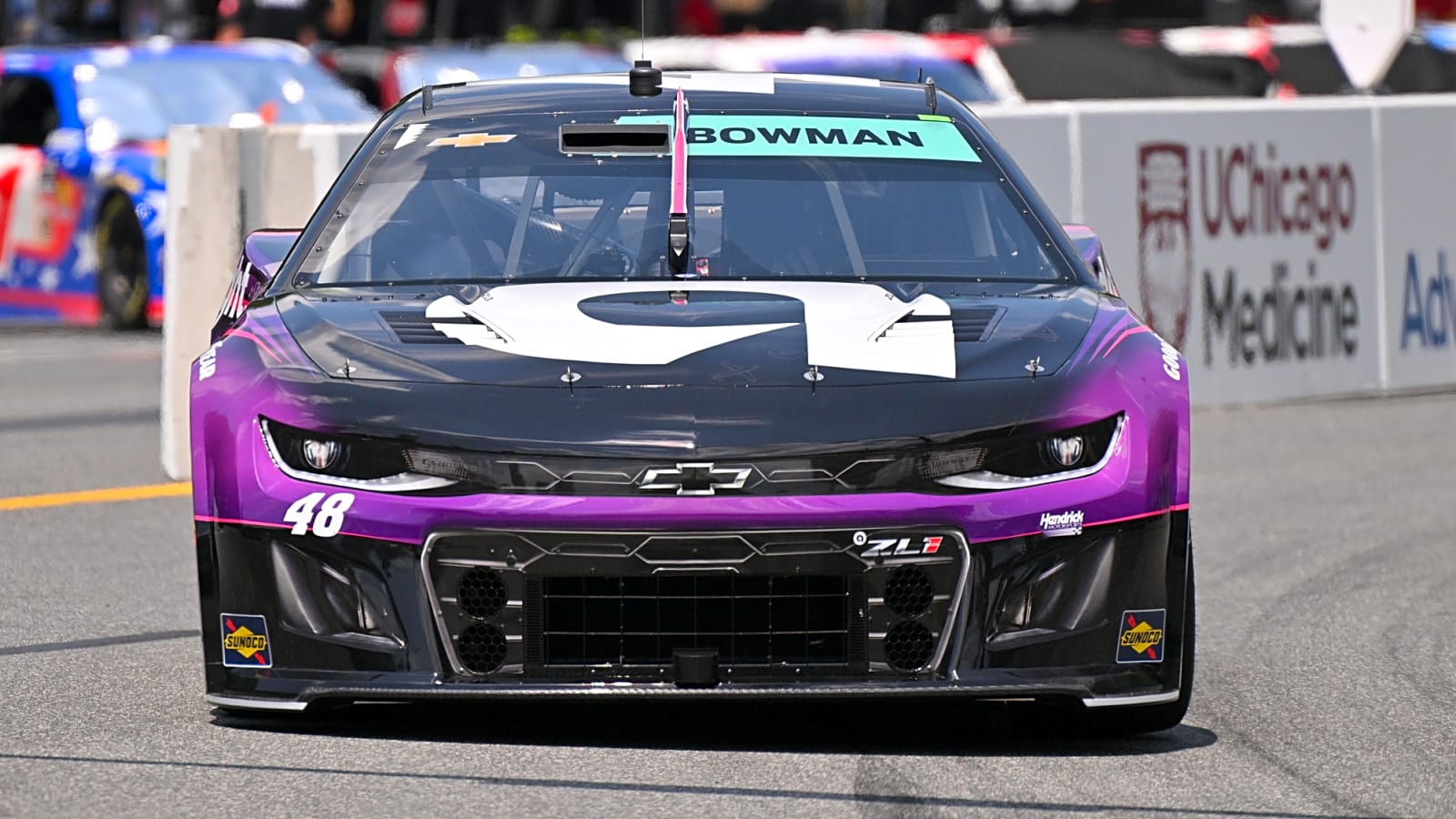 Denny Hamlin Does Not Blame Alex Bowman for Taking Out Bubba Wallace at Chicago