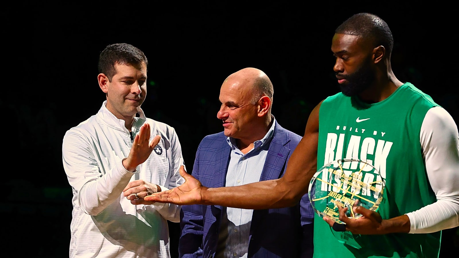 Brad Stevens responds to Tracy McGrady's Jaylen Brown comments