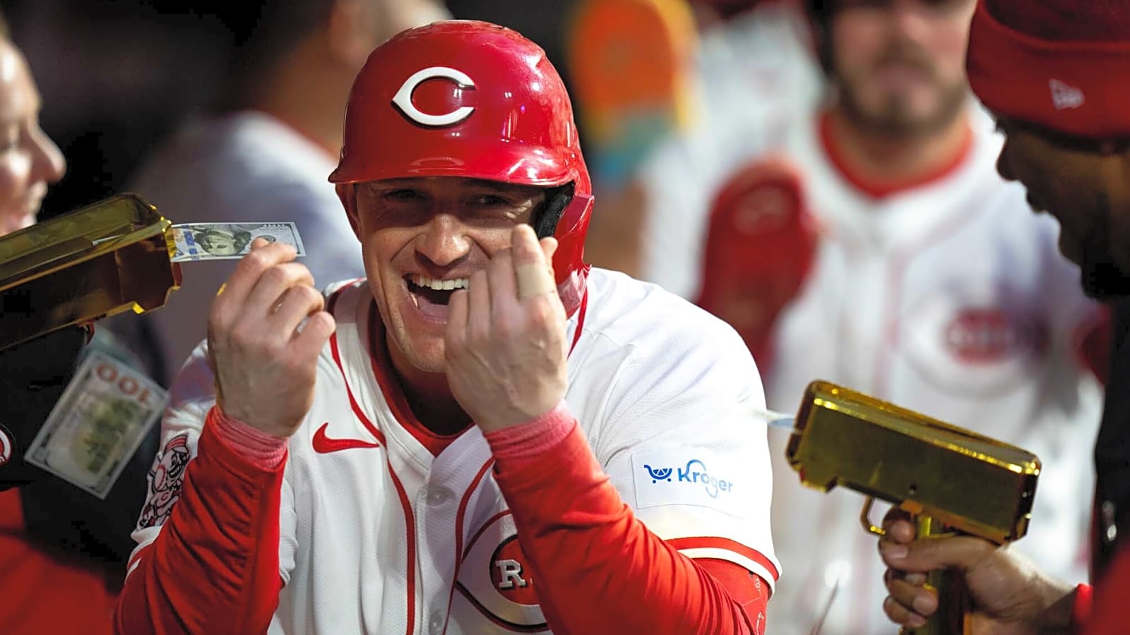 Reds' Hays accomplished rare feat in win over Mariners