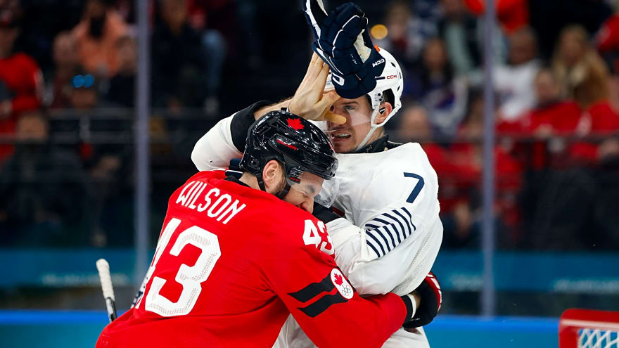 Tom Wilson Steps Up in Gold Medal Game with Massive Hit