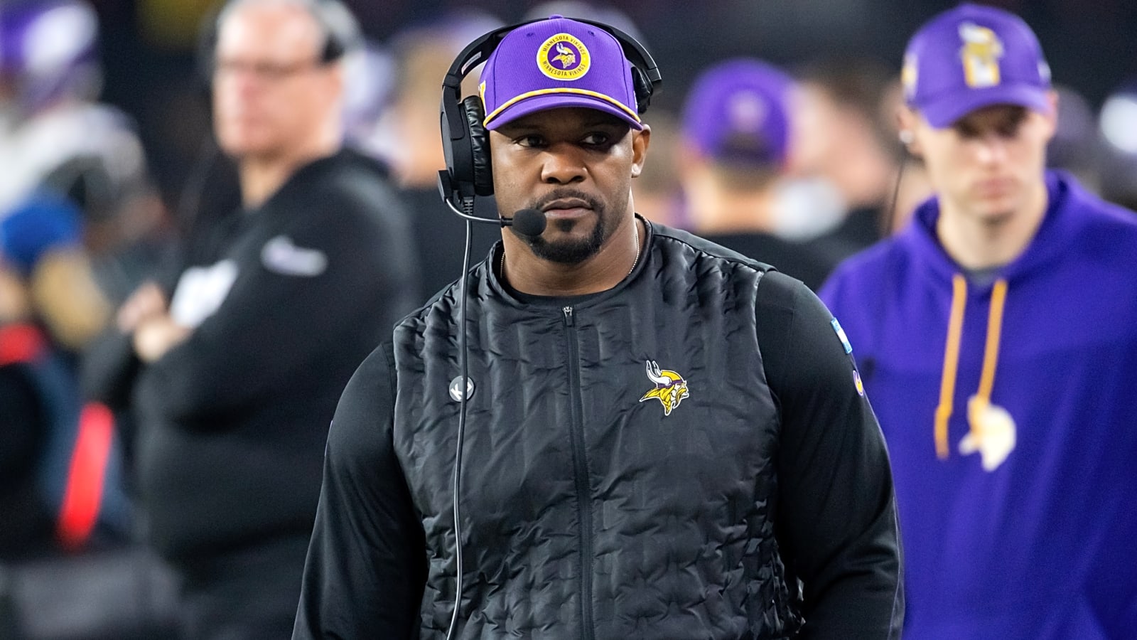 Did Vikings coaching staff have serious drama with Brian Flores?
