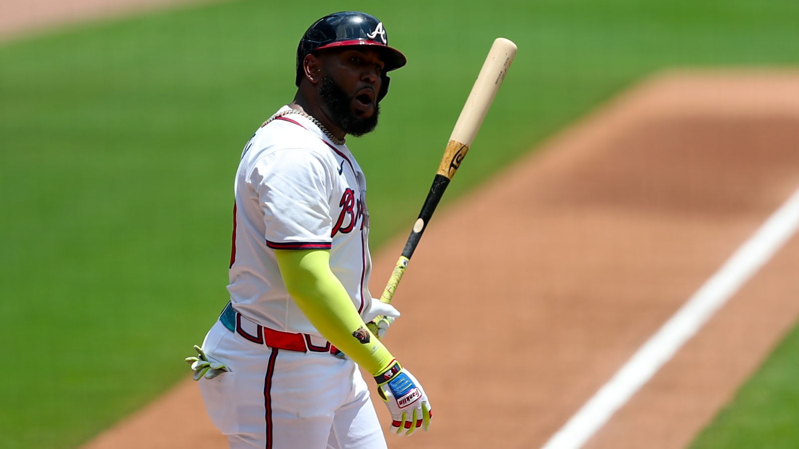 Report: Braves listening on Marcell Ozuna, Raisel Iglesias, and others