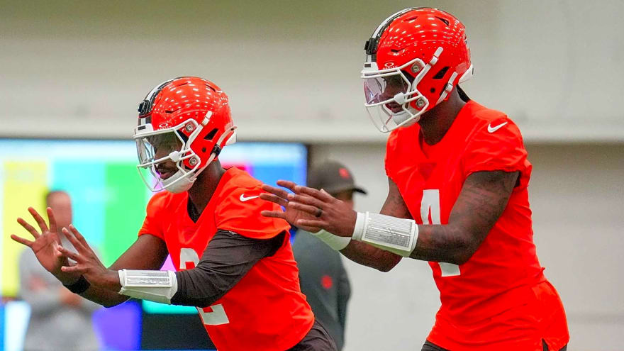 Browns HC Todd Monken praises Shedeur Sanders, Deshaun Watson