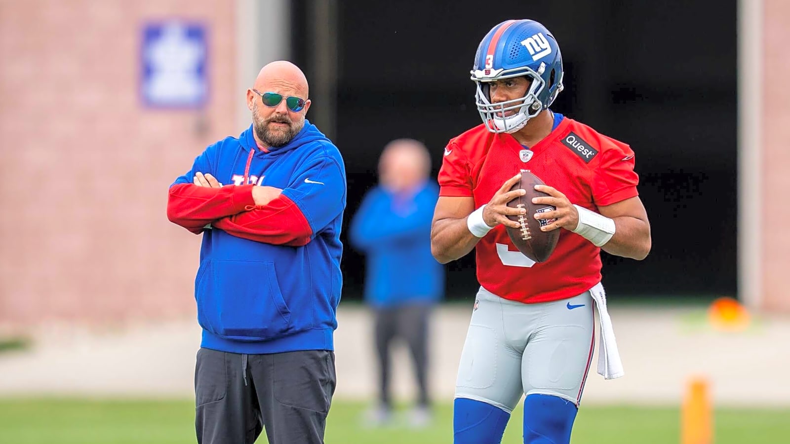 Russell Wilson&#39;s Role With Giants Clear at OTAs