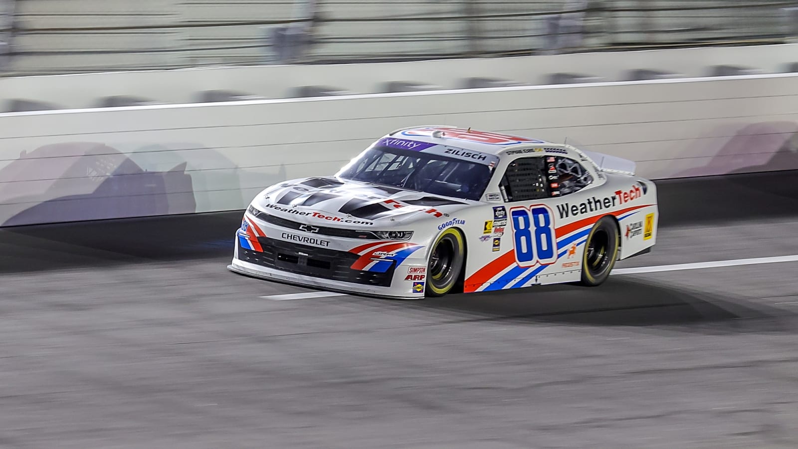 Major wreck late in NASCAR Xfinity Series race breaks out during restart at Gateway