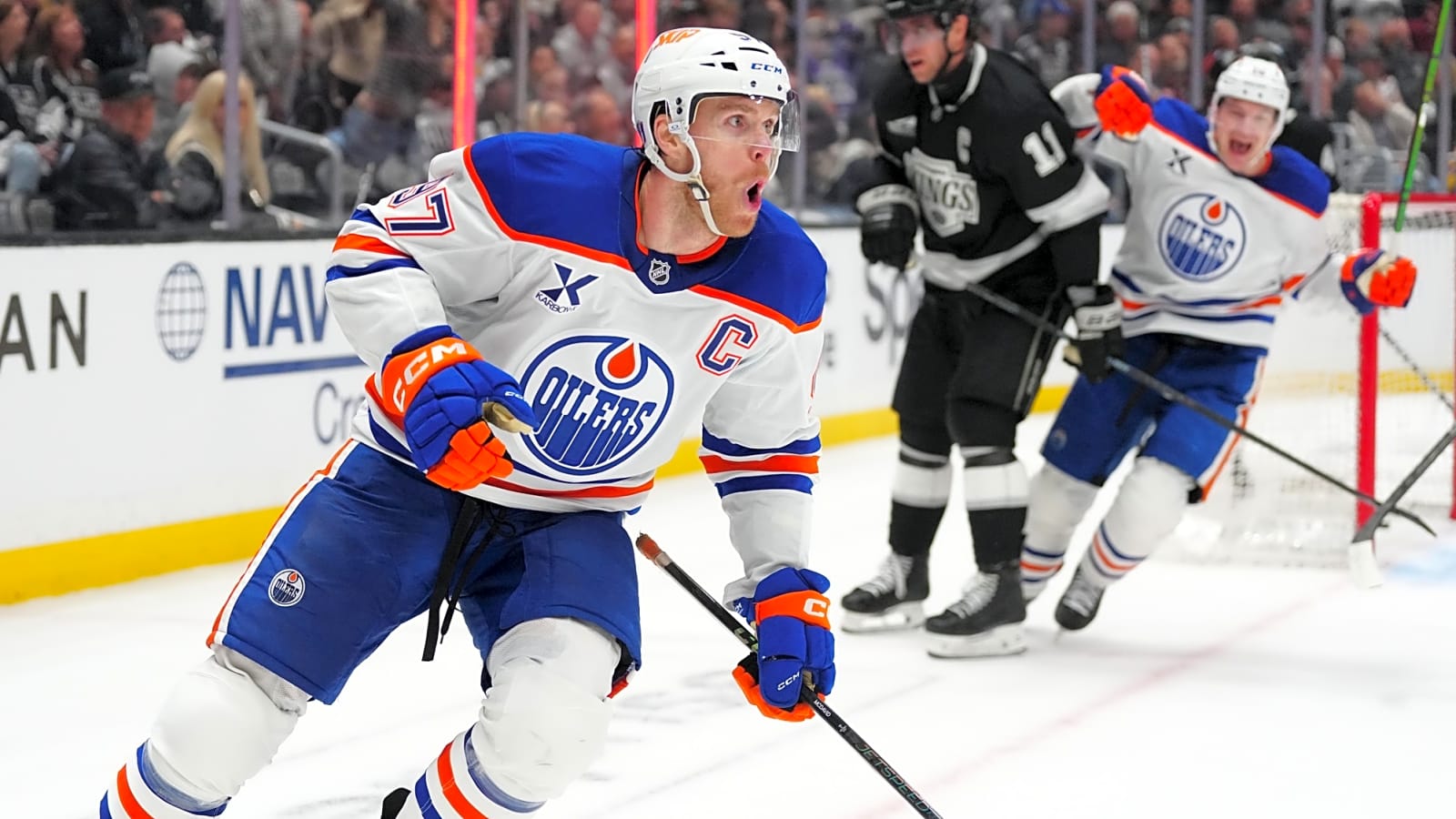 McDavid Unreal as Kings Edge Oilers 6-5 in Wild Game 1 Thriller