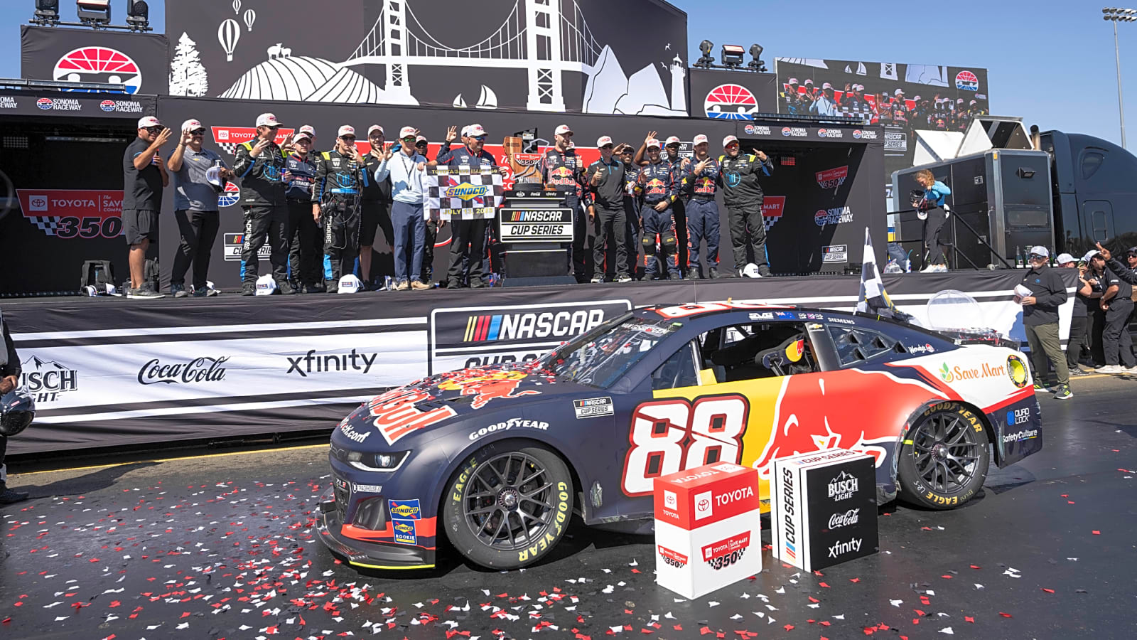 NASCAR rankings: Van Gisbergen wins again, continues climb