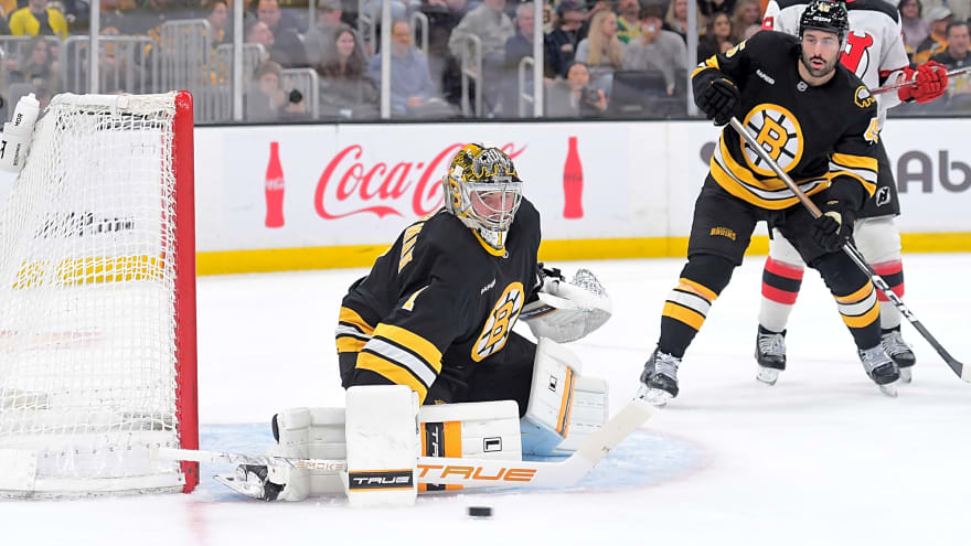 Swayman And Bruins Shutout Devils 4-0
