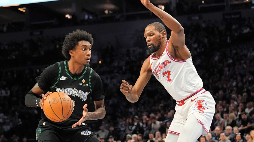 Jaden McDaniels Listed As Week-To-Week With Knee Ailment