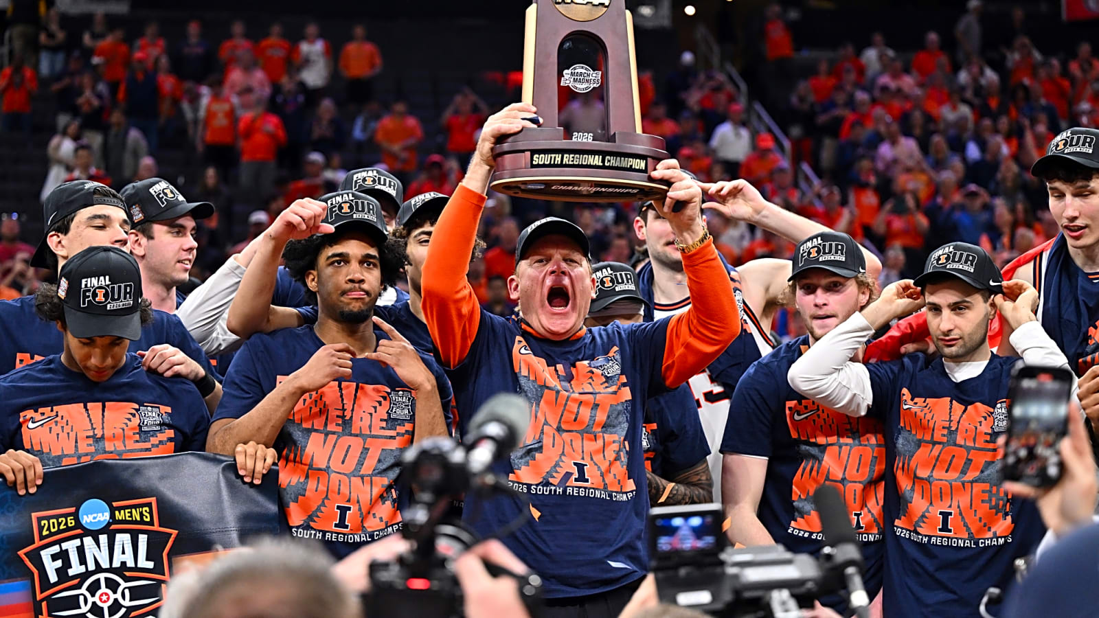 Men's NCAA Tournament winners, losers: Arizona, Illinois end long Final Four droughts with regional final wins